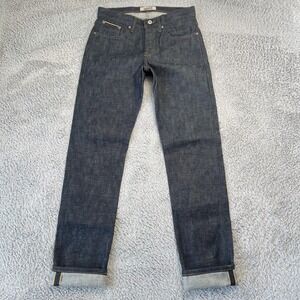 Naked & Famous Selvedge Jeans Mens 30x34 Blue Weird Guy Tapered Slim Denim NWOT